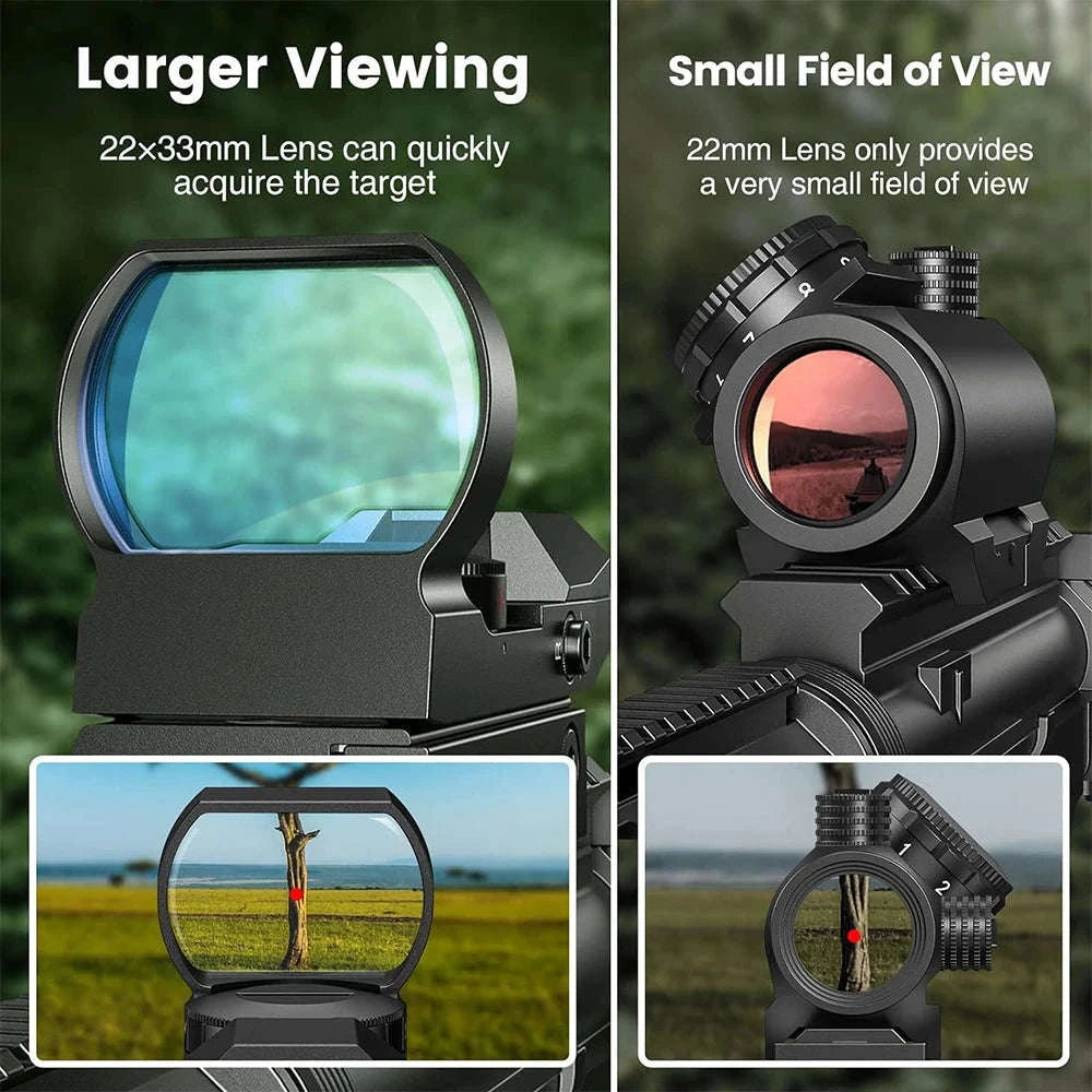Tactical Red Green Dot Sight Scope Riflescope-20MM RAIL / france
