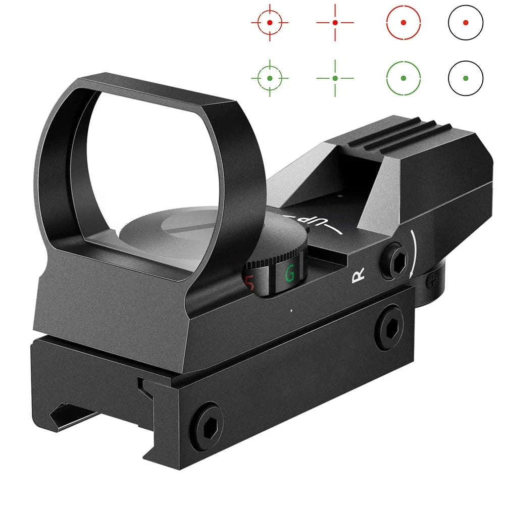 Tactical Red Green Dot Sight Scope Riflescope-20MM RAIL / france