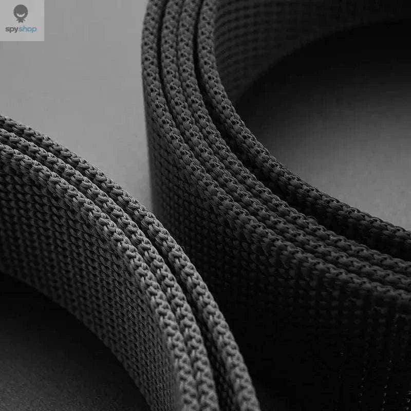 Tactical Waist Belt with Secure Automatic Buckle-2PC B1 black black / 120cm