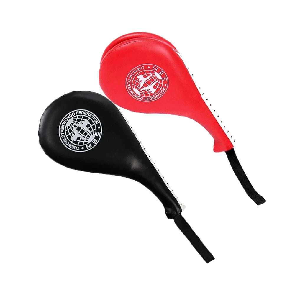 Taekwondo Kick Pad Set for Martial Arts Training and Power Practice-Red