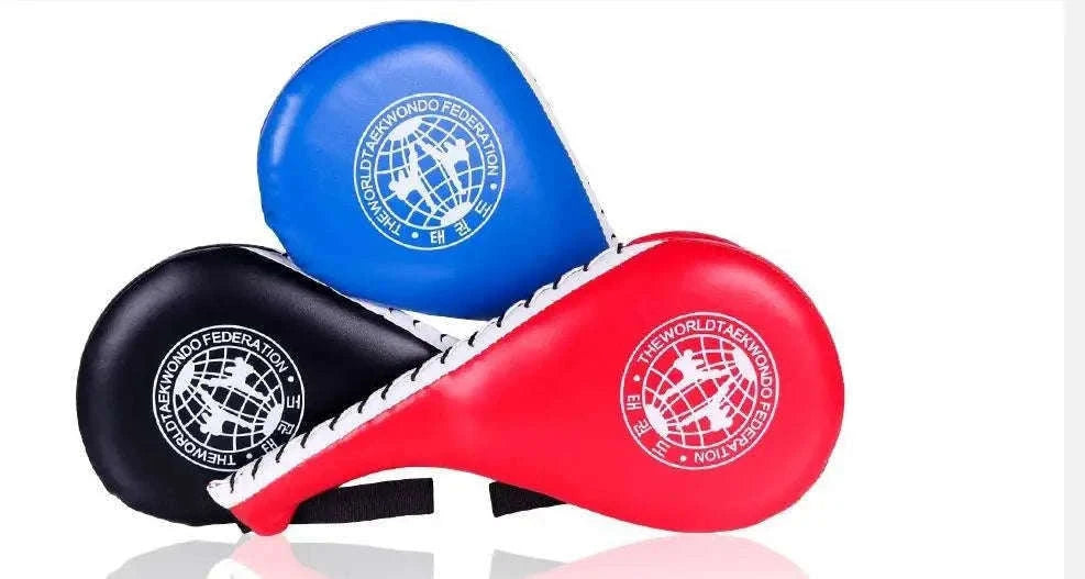 Taekwondo Kick Pad Target Leather Training Pad-Blue