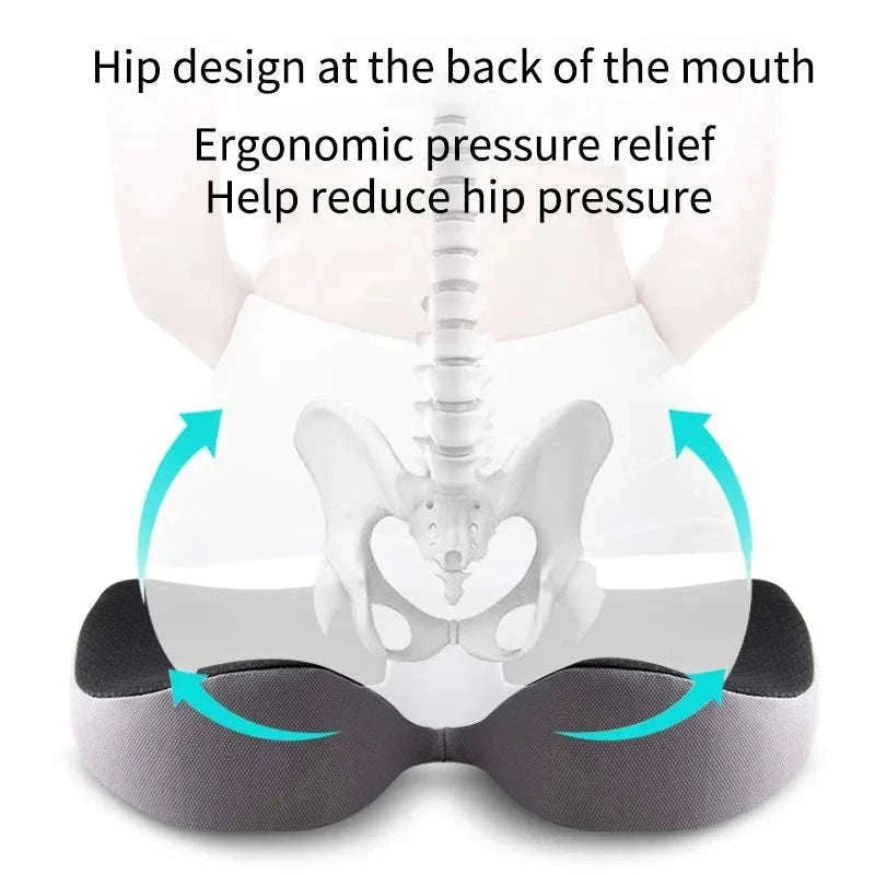 Tailbone Pain Relief Memory Foam Cushion-