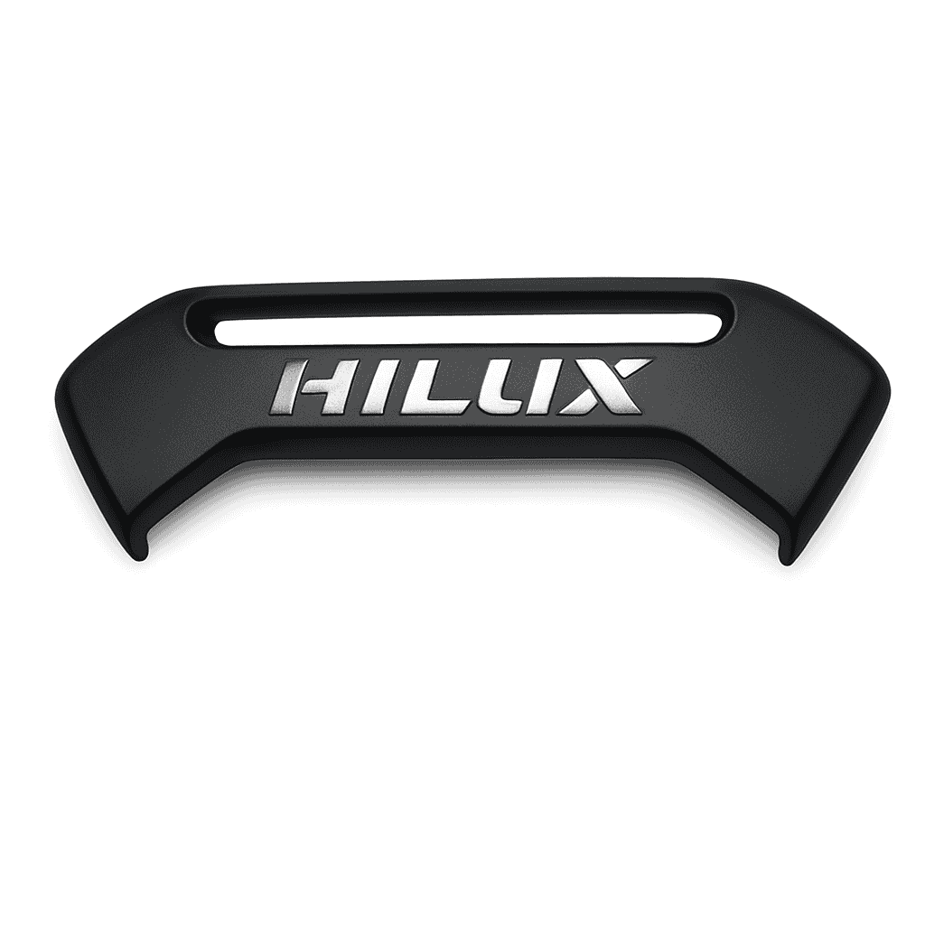 Tailgate Door Handle Bowl Cover Kit 2015-2023 Matte Black-black