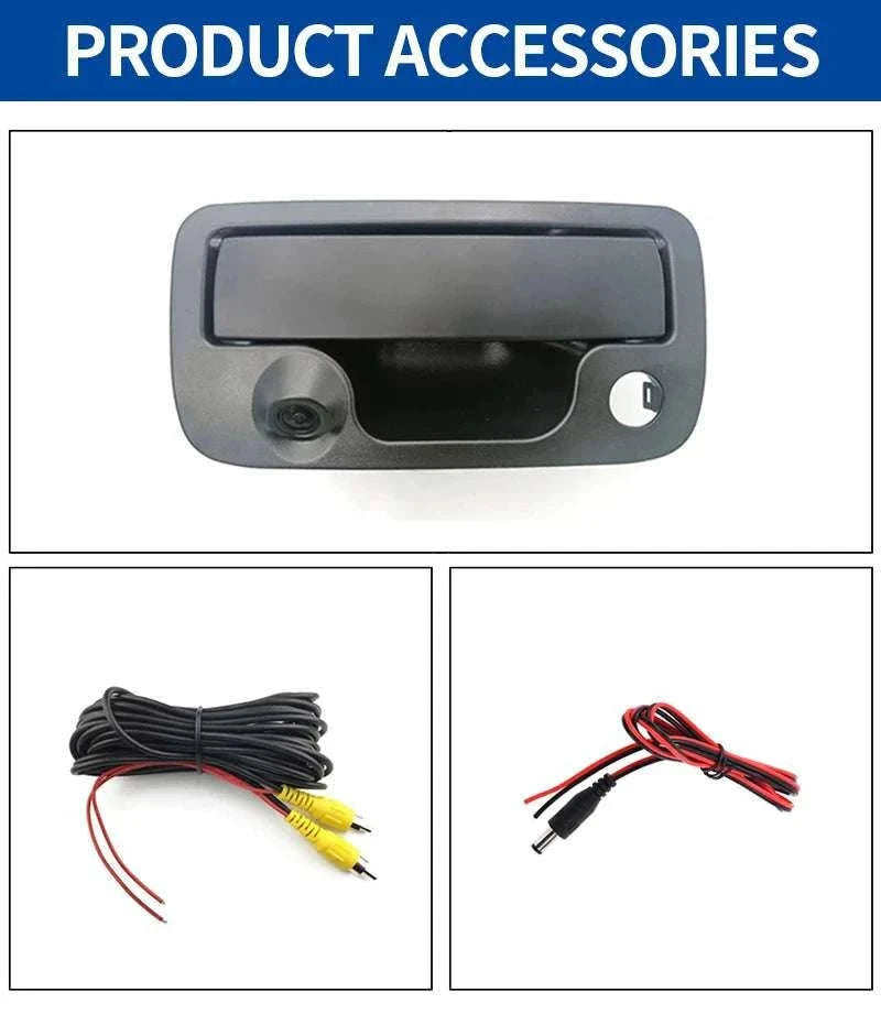 Tailgate Handle Reverse Camera for VW Amarok 2010–2020 NTSC-Ruler camera / 12V