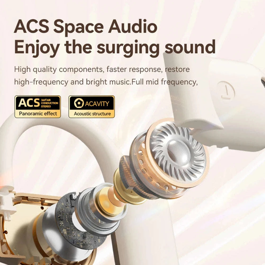 TalkLink AI Translator Earbuds | Real-Time Language Translation with Bluetooth 5.4-Black