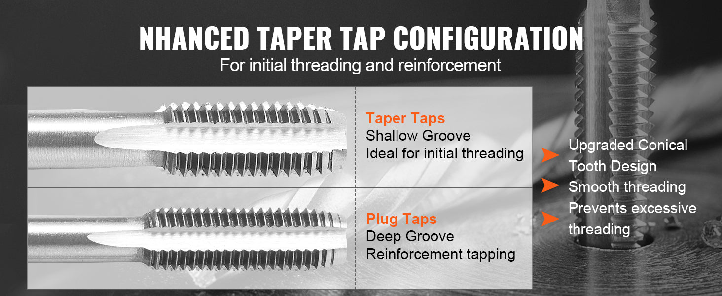 116-delige tap- en draadset met metrische en SAE-draadgereedschappen