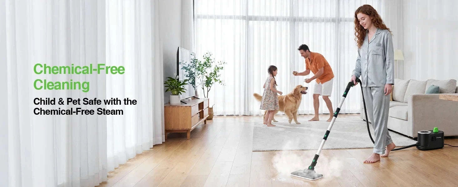 Taskstar 22-in-1 Steam Cleaner High Pressure Steam 1.6L Water TanK MultiFunction-United States / 100V-240V US Plug