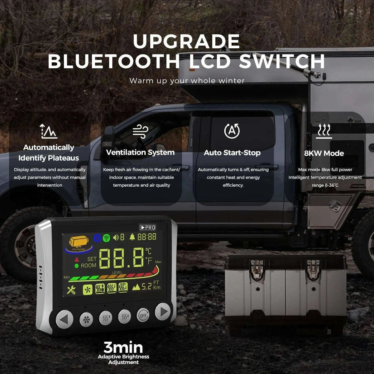 TB10 8KW Toolbox Diesel Air Heater with Bluetooth Control-TB10 / CZECH REPUBLIC