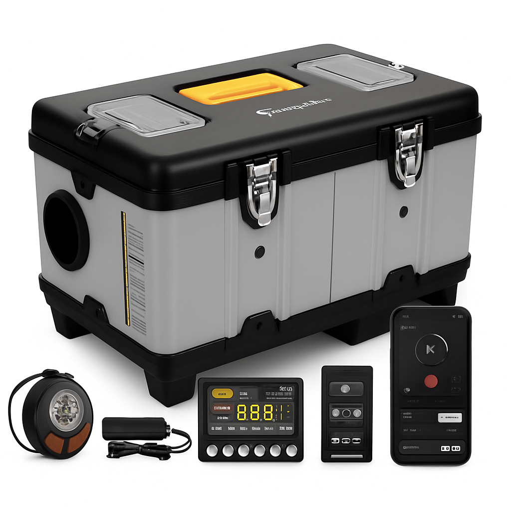 8KW Diesel Air Heater with CO Alarm, Bluetooth Control