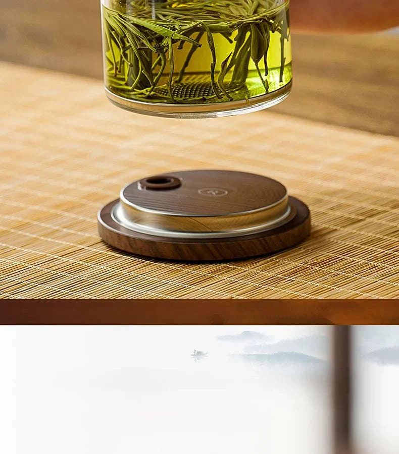 Tea Separation Mug with Glass Filter-650ml / Smoky gray