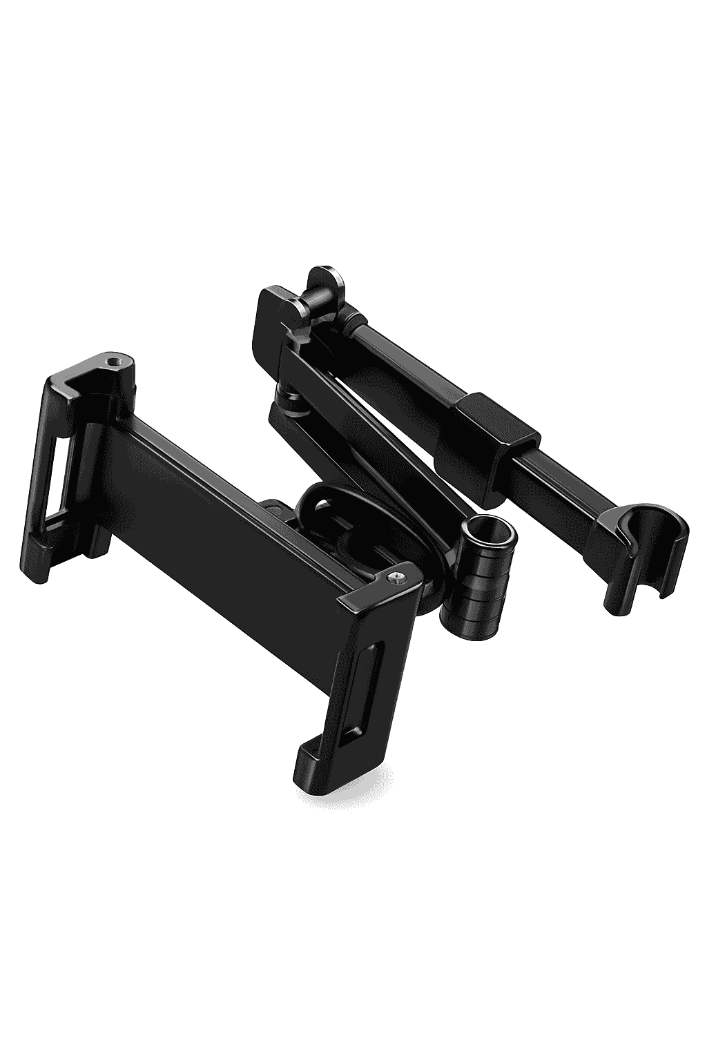 Telescopic Car Rear Seat Phone and Tablet Holder-Black