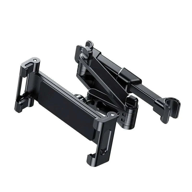 Telescopic Car Rear Seat Phone and Tablet Holder-Black