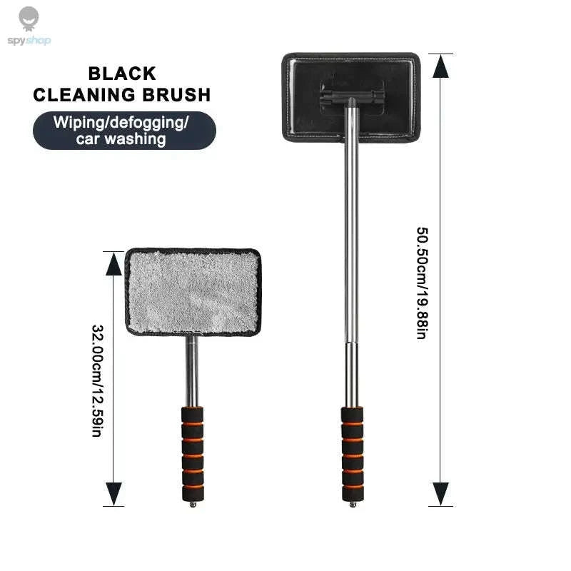 Telescopic Car Windshield Cleaning Brush-black