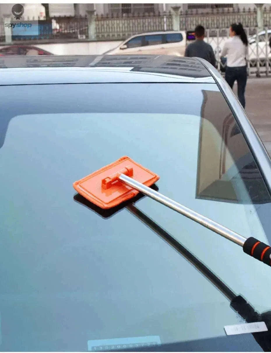 Telescopic Car Windshield Cleaning Brush for Clear Glass-black