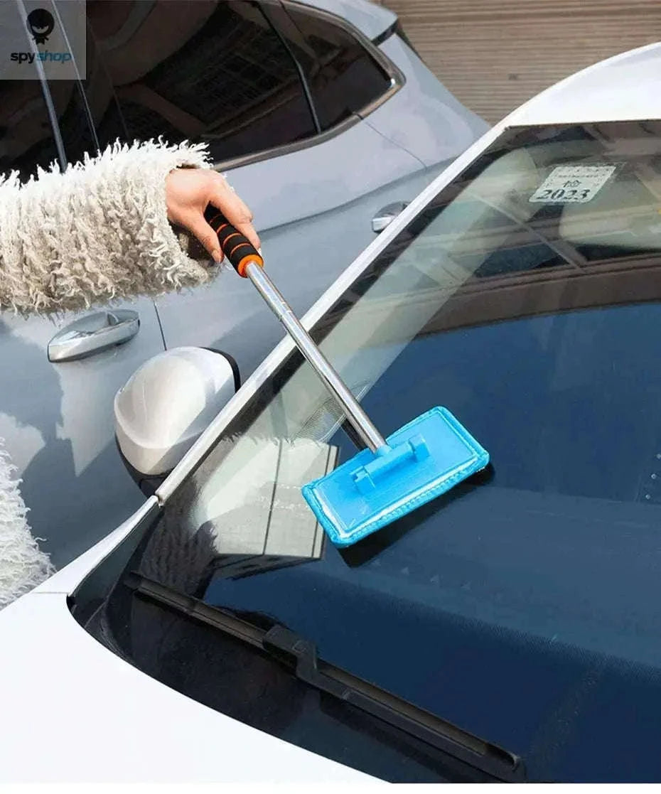 Telescopic Car Windshield Cleaning Brush for Clear Glass-black