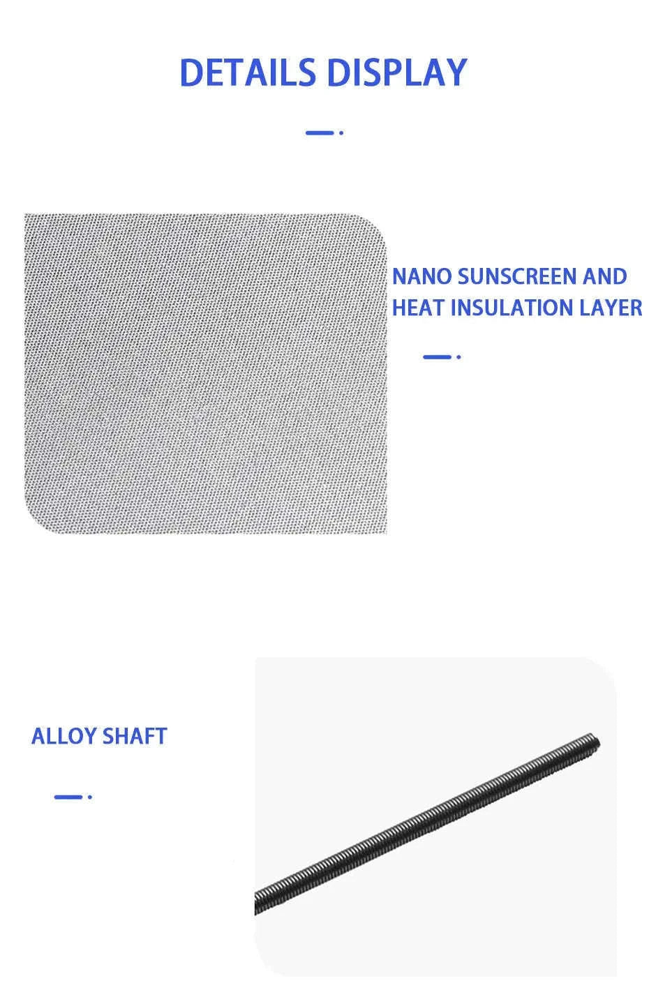Telescopic Car Windshield Sun Shade Curtain 72cm-140cm Adjustable-1 pc