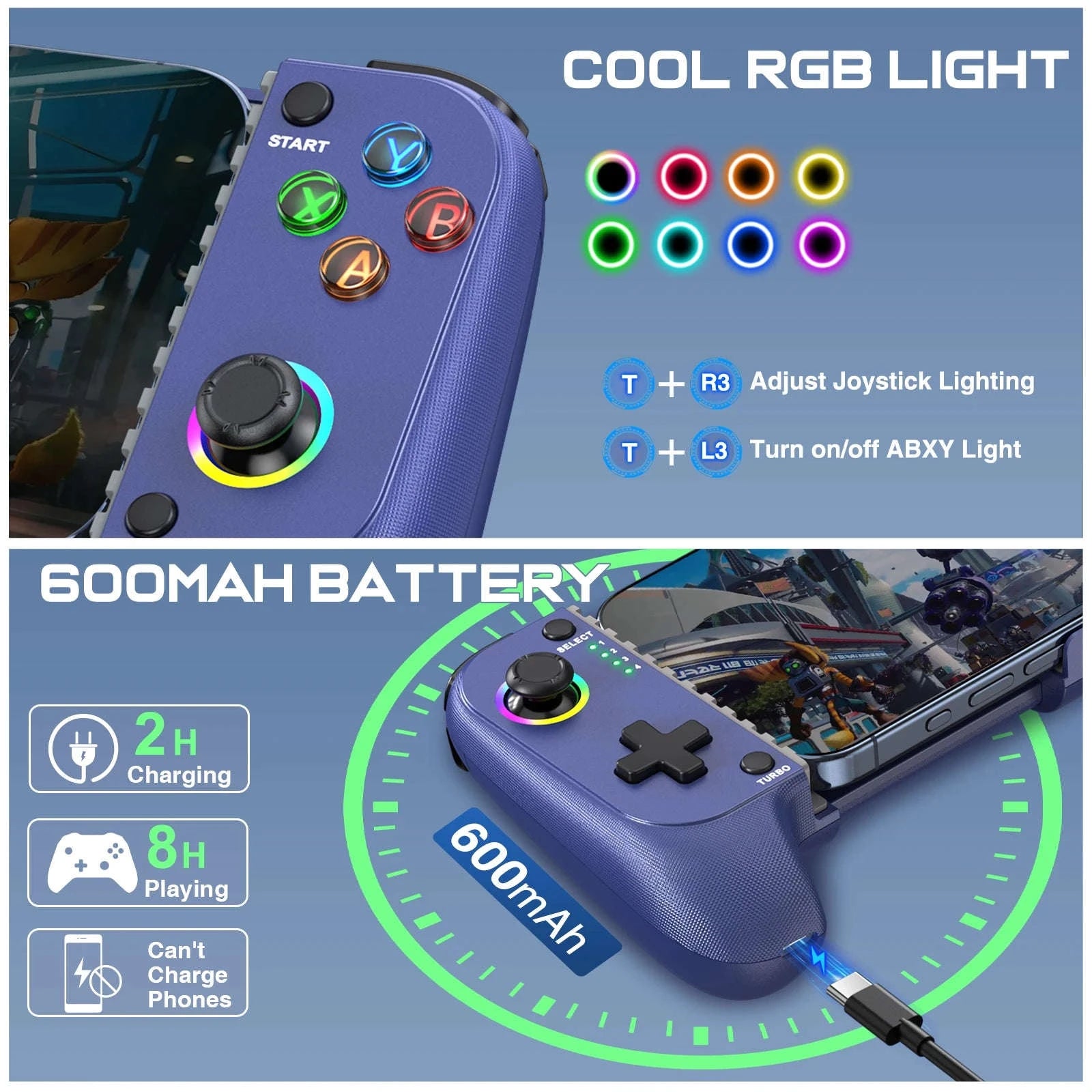 Telescopic Mobile Phone Game Controller for iPhone and Android-BEBONCOOL MC101 / United Kingdom