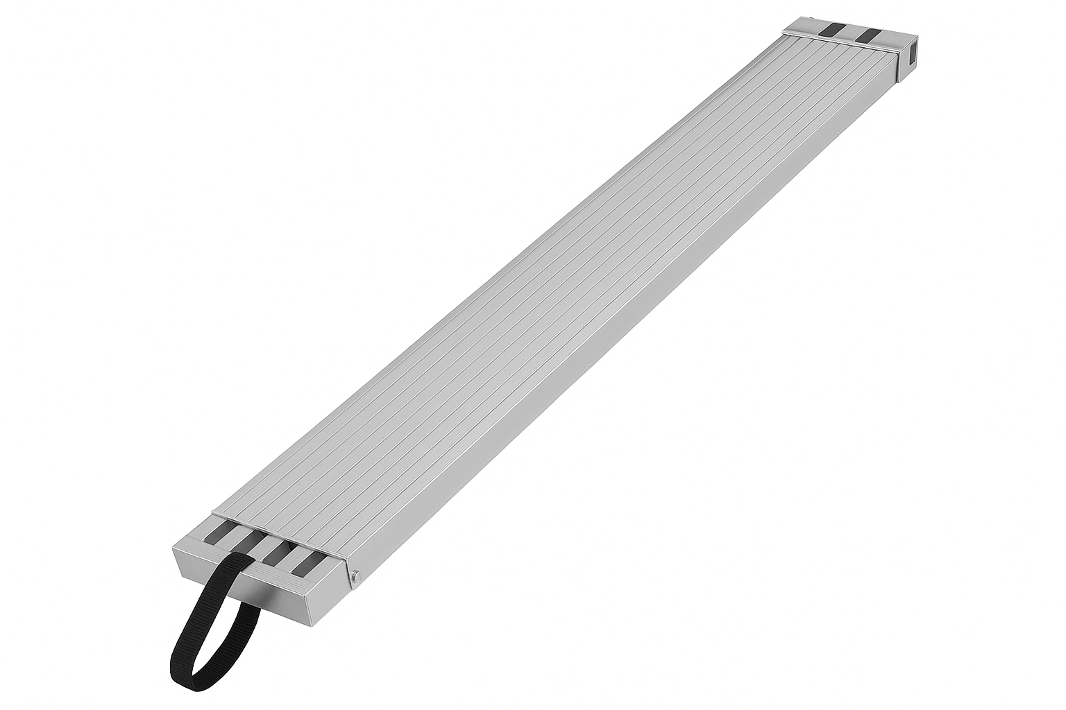 Tablón de trabajo telescópico de aluminio, 6–9 ft, capacidad de 500 lb, ancho de 12.5 in