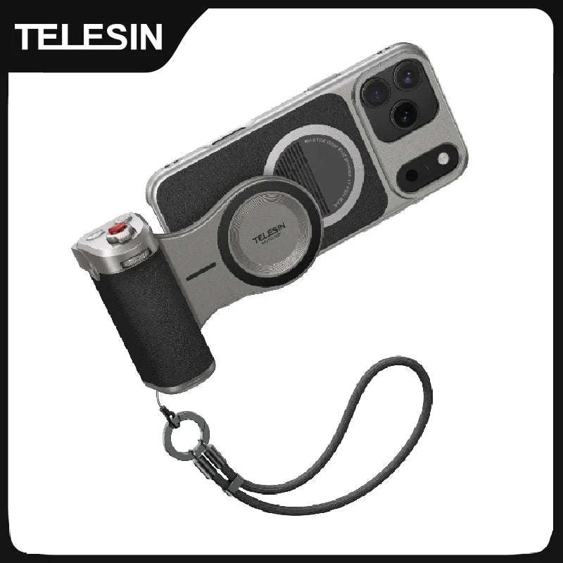 TELESIN Magnetic Master Grip Kit for iPhone 17 Series-17Pro max no light