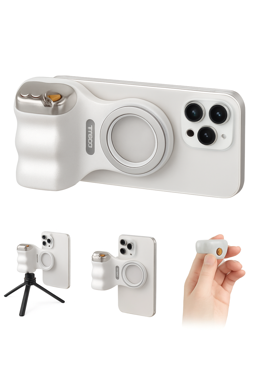 TELESIN Magnetischer Telefon-Kamera-Handgriff mit Fernbedienung