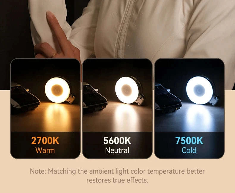 TELESIN Magnetic Phone Camera Hand Grip with Remote Control-Hand Grip Fill light