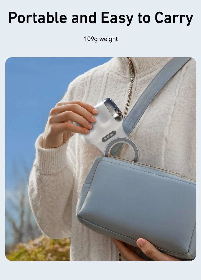 TELESIN Magnetic Phone Camera Hand Grip with Remote Control-Hand Grip Fill light