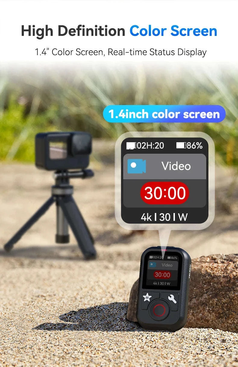 Telesin Waterproof Bluetooth Remote Control for GoPro Cameras-remote