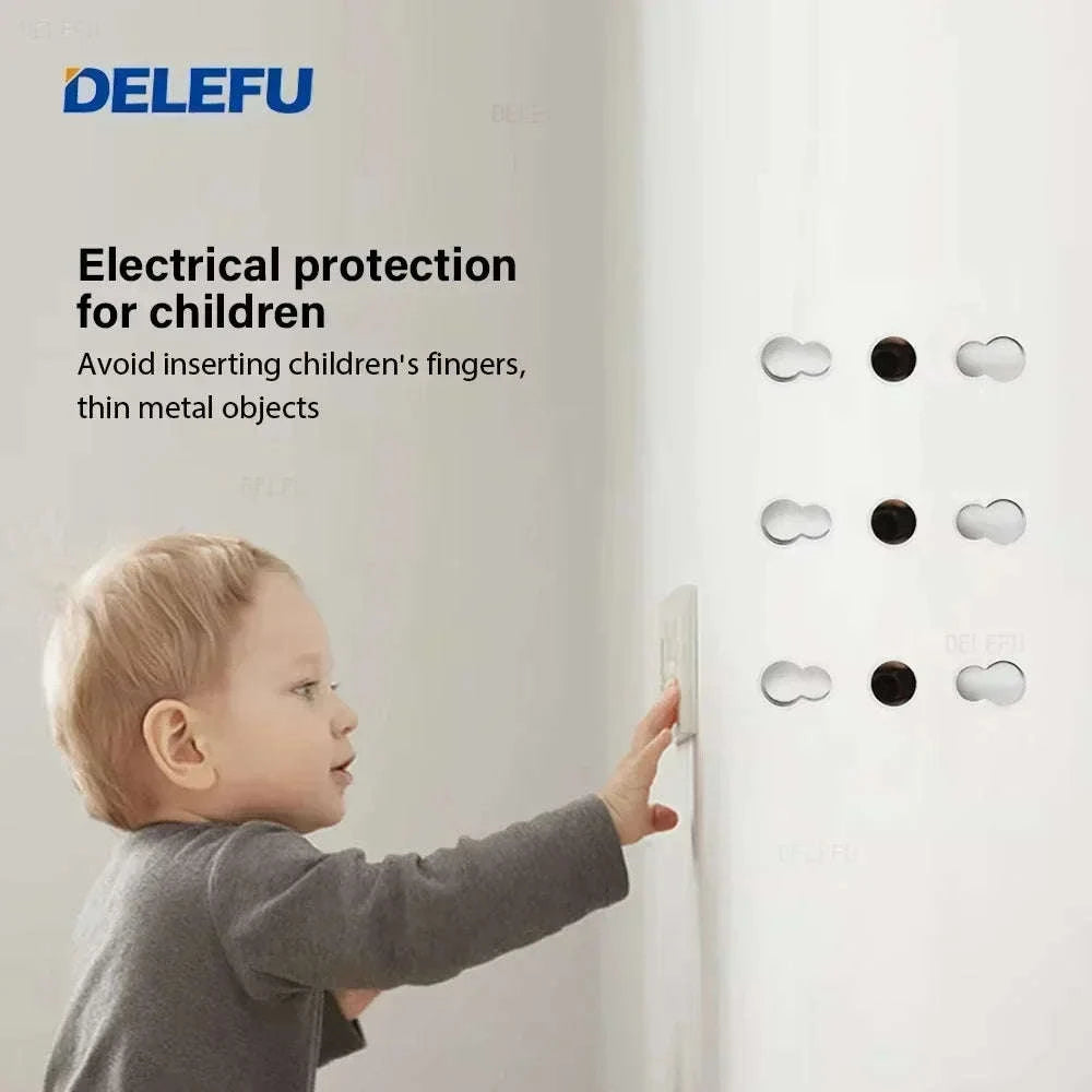 Tempered Glass Tuya WiFi Smart Wall Socket-Glass White / 2 Italy AC