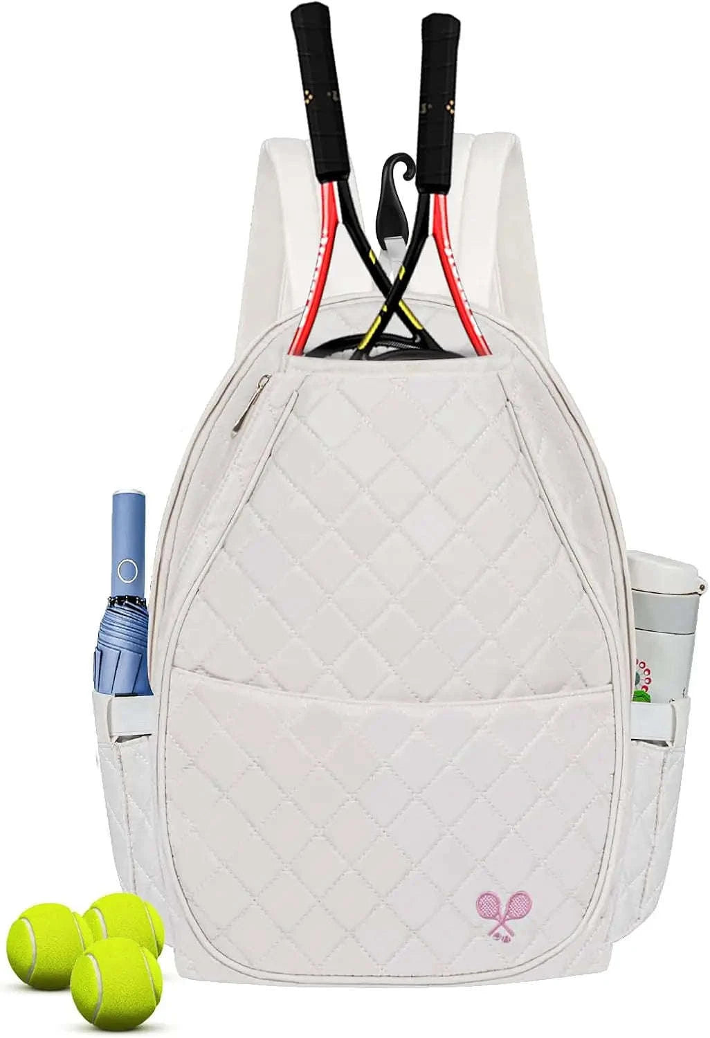 Tennis Backpack with Racket Compartment and Laptop Sleeve-United States