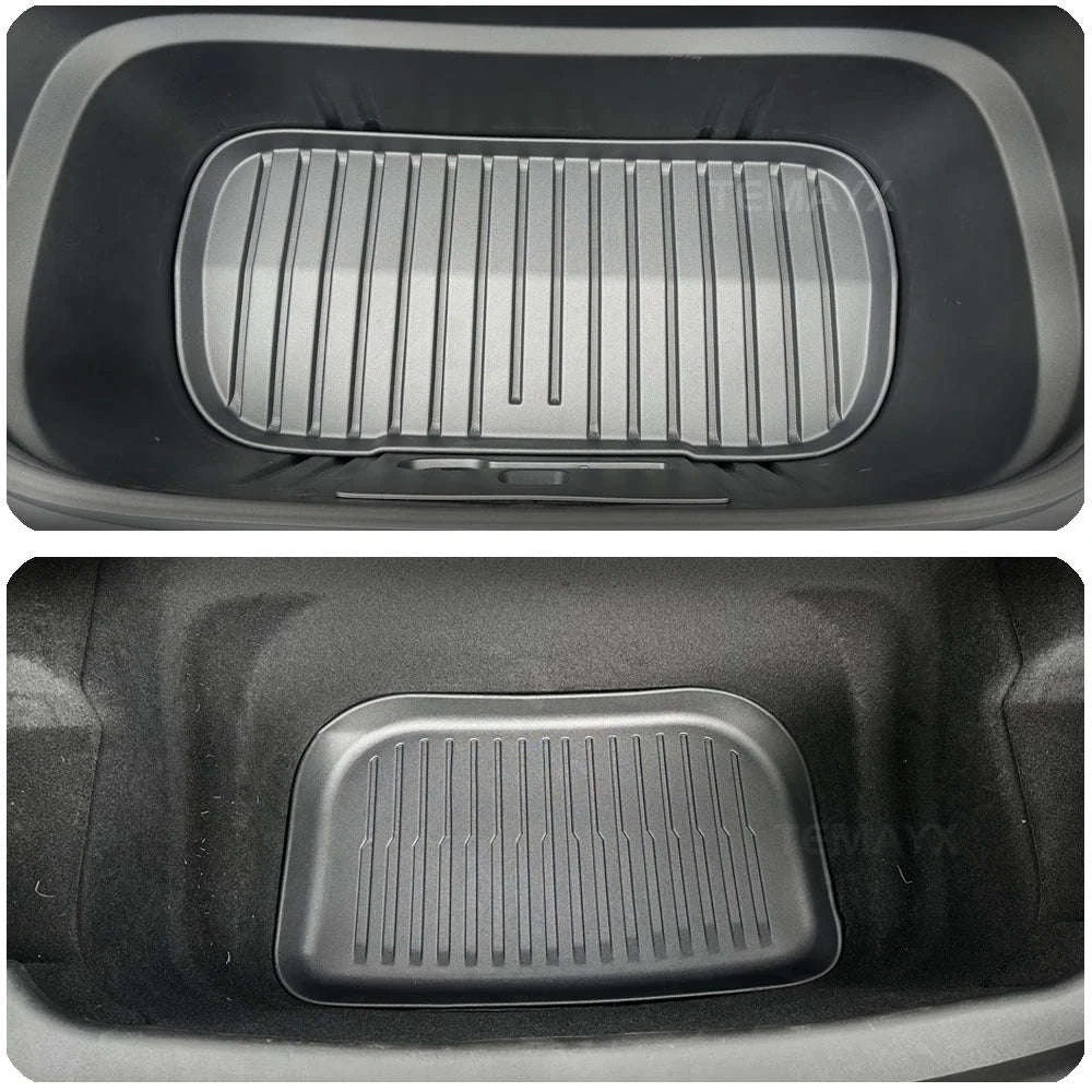 Tesla Model Y Juniper 2025-Now TPE Floor Mats and Cargo Liner-Y 3pcs Floor Mat LHD