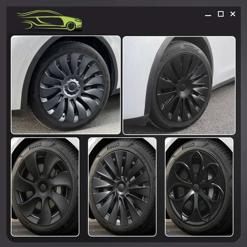Tesla Model Y Wheel Cover Set for 19-Inch Wheels-Cyclone Style / france