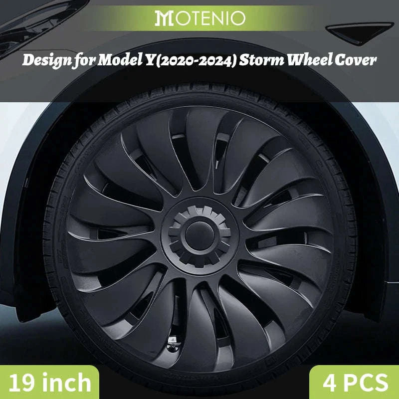 Tesla Model Y Wheel Cover Set for 19-Inch Wheels-Cyclone Style / france