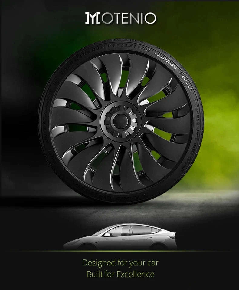 Tesla Model Y Wheel Cover Set for 19-Inch Wheels-Cyclone Style / france