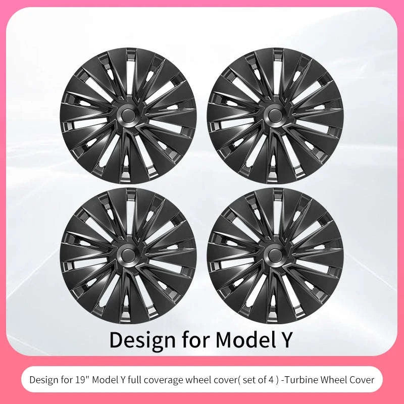 Tesla Model Y Wheel Cover Set for 19-Inch Wheels-Cyclone Style / france