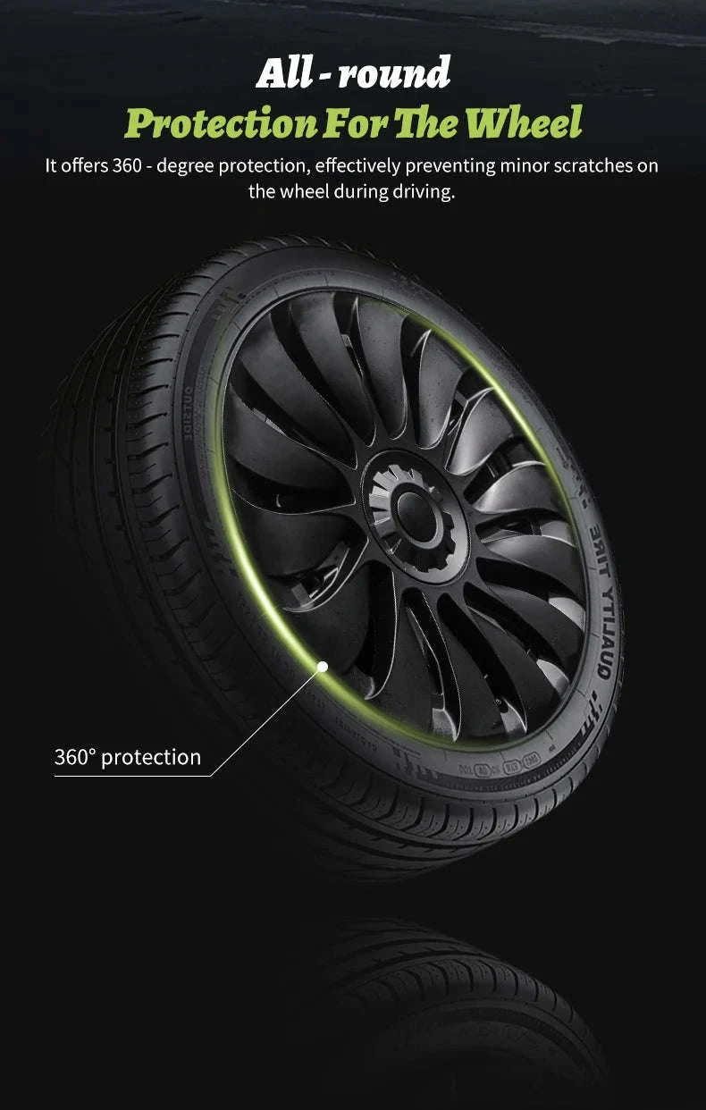 Tesla Model Y Wheel Cover Set for 19-Inch Wheels-Cyclone Style / france