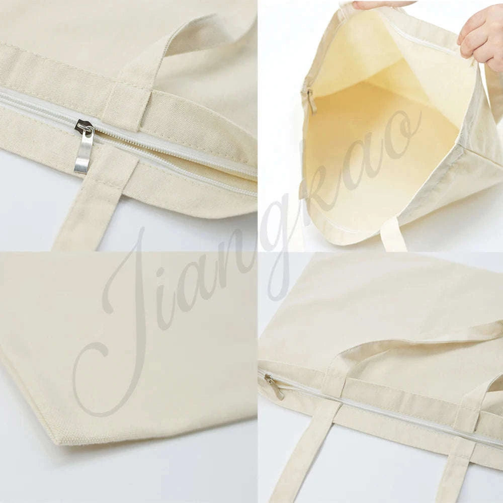 Thank You Teacher French Print Canvas Shoulder Tote Bag-TM266211-TBBG-E