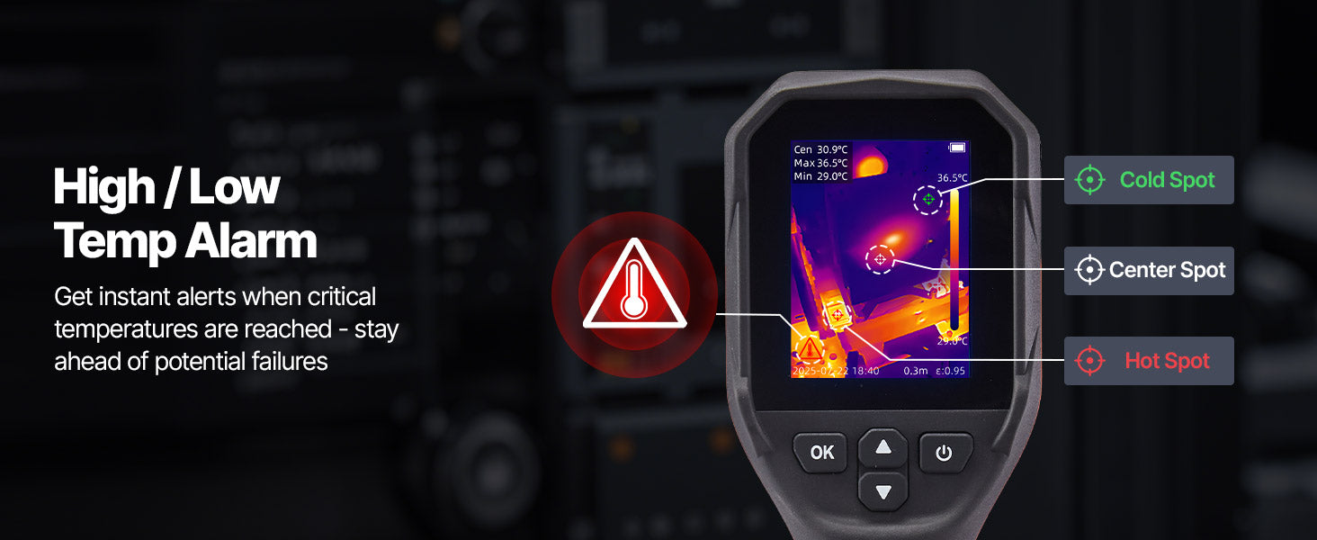 Handheld Thermal Camera 320x240 Enhanced Imaging with 25Hz Refresh