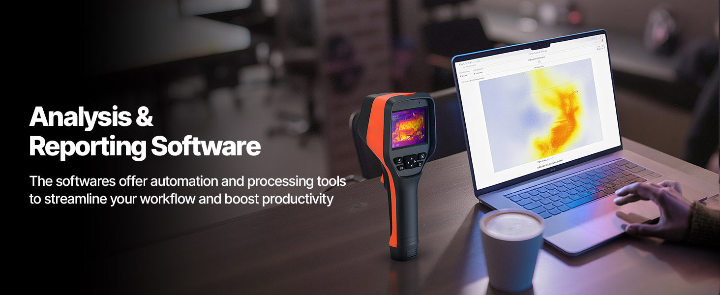 Handheld Thermal Camera 256x192 IR 2MP Visual 25Hz Imager