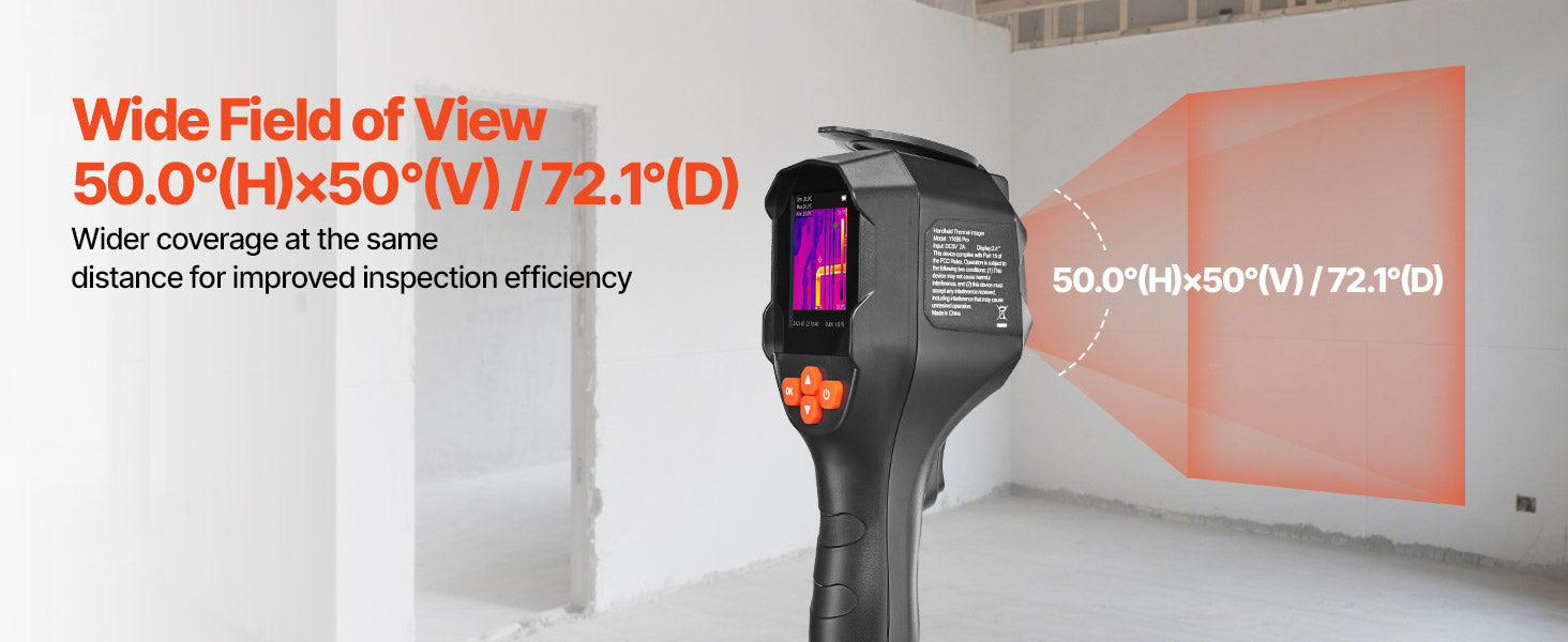 El Tipi Termal Kamera 240x180 IR Çözünürlük ve 2MP Görsel