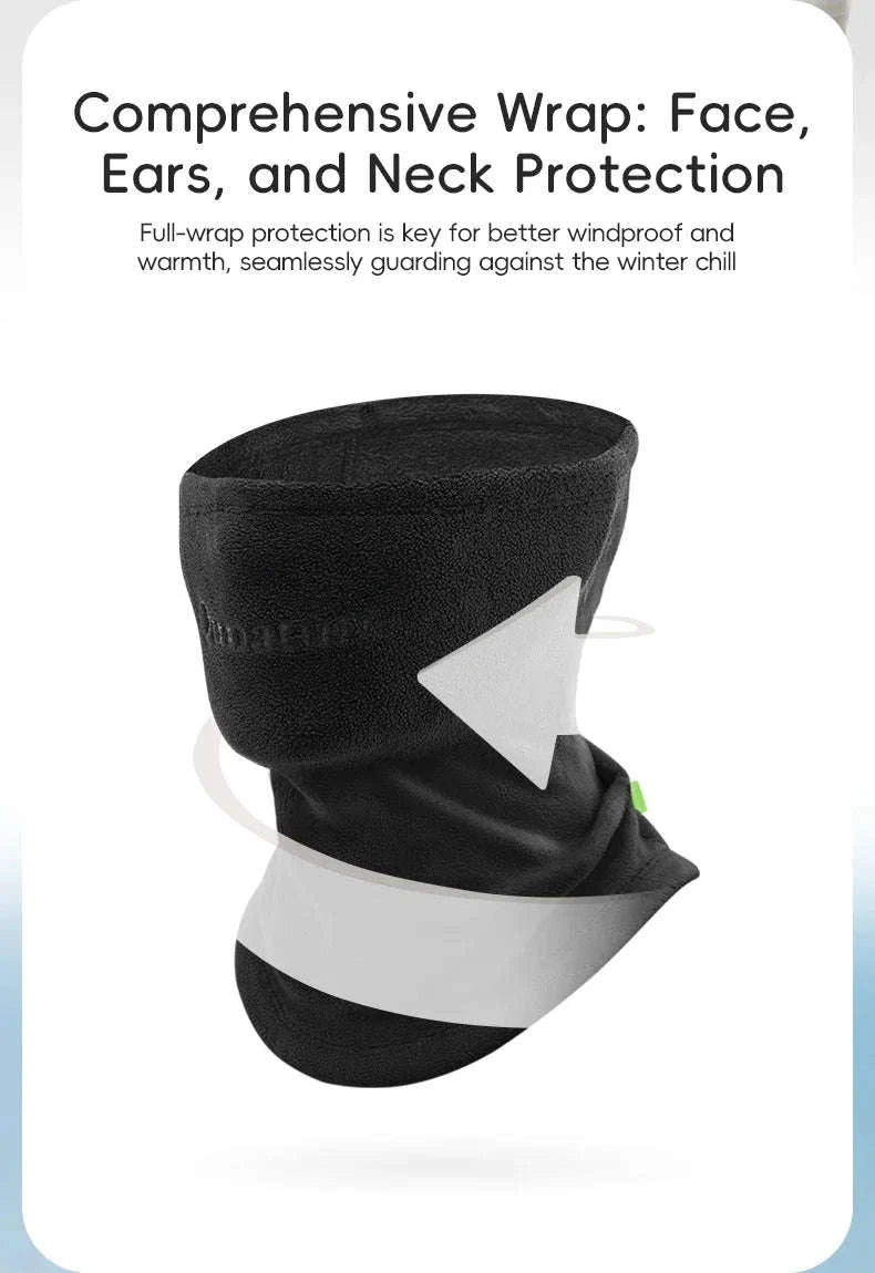 Thermal Fleece Balaclava Full Face Mask for Winter Outdoor Use-014-WB023-BK / S
