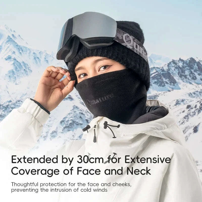 Thermal Fleece Balaclava Full Face Mask for Winter Outdoor Use-014-WB023-BK / S