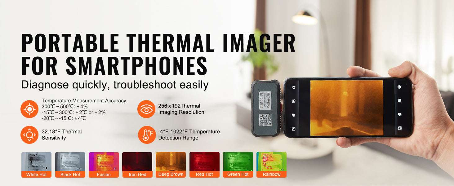 Thermal Imaging Camera 256×192 for Android with 25Hz Real-Time View-203U / United States