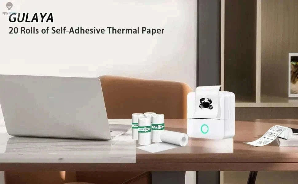 Thermal Paper Rolls 57×25mm – Clear Instant Camera Prints, Sticker-Backed-30 Rolls Sticker