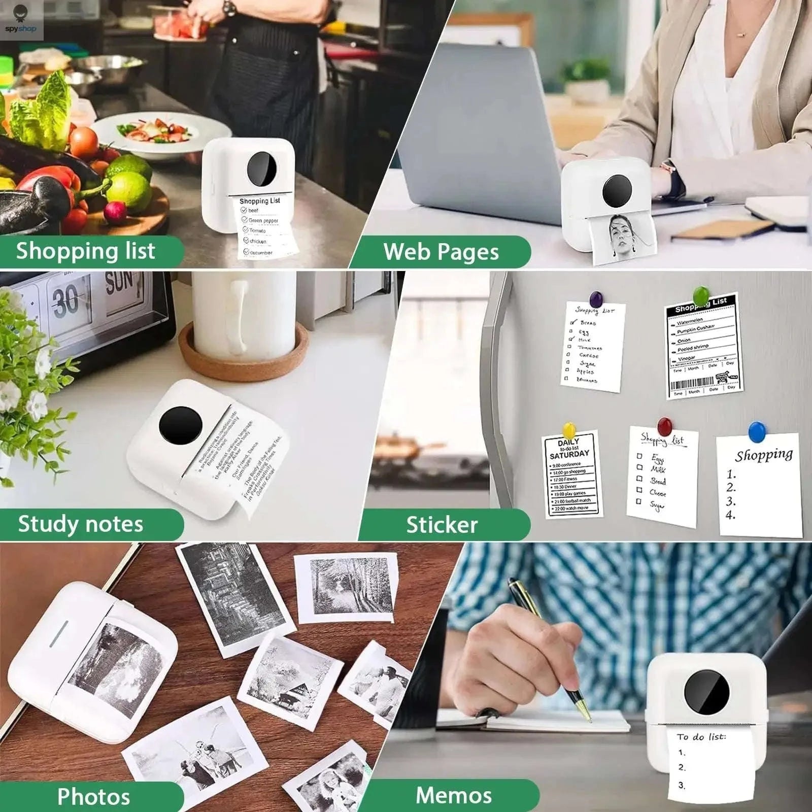 Thermal Paper Rolls 57×25mm – Clear Instant Camera Prints, Sticker-Backed-30 Rolls Sticker