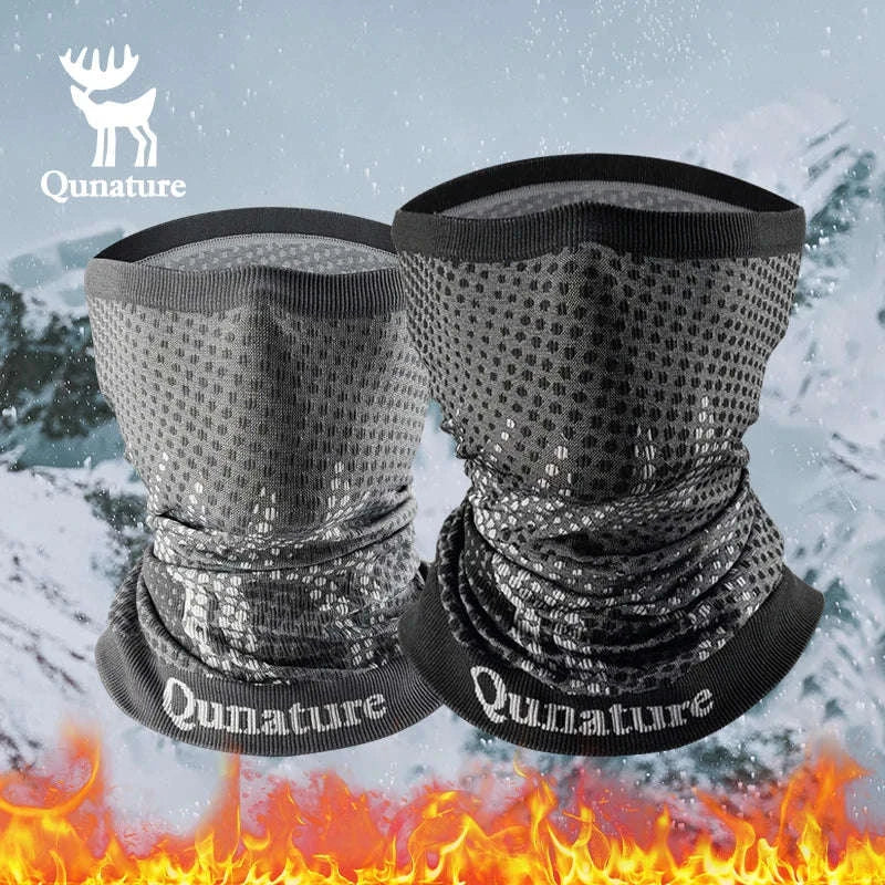 Thermal Ski Face Mask Neck Gaiter for Winter Sports & Outdoor Use-014-WB022 black / One Size