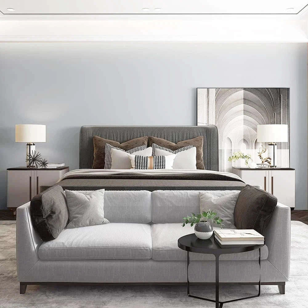 Thick Black Waterproof Wallpaper Contact Paper-matte light gray / 40cmx100cm