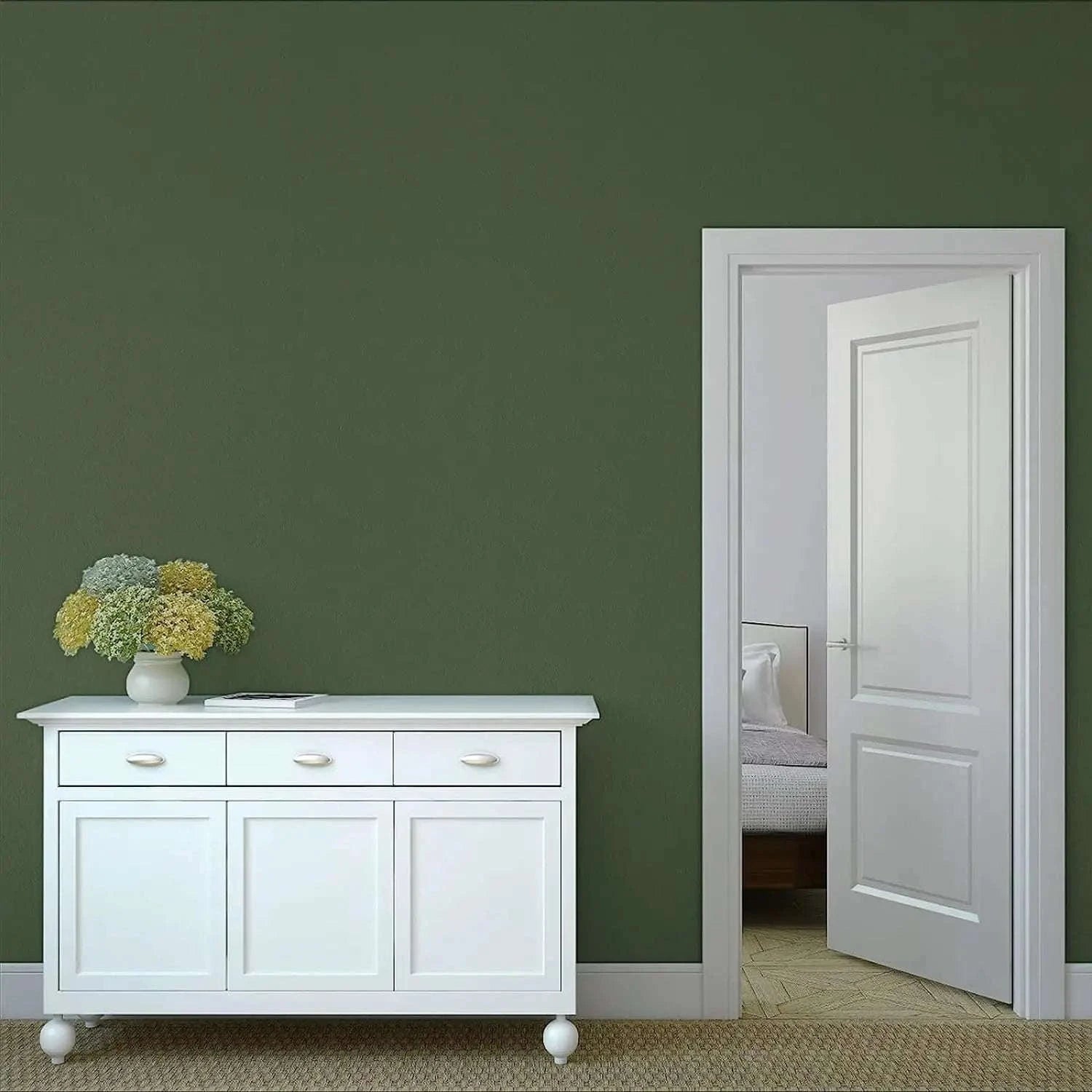 Thick Black Waterproof Wallpaper Contact Paper-matte light gray / 40cmx100cm