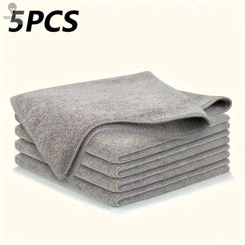 Thick Microfiber Cleaning Cloths for Streak-Free, Easy Cleaning-5PCS