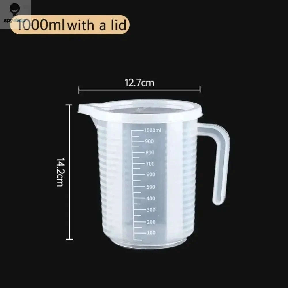 Thickened Plastic Measuring Cup with Scale (100-5000ml)-5000ml(with a lid)