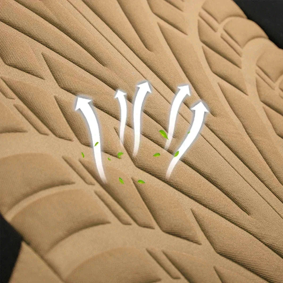 Tire Track Car Seat Covers Universal Airbag-Compatible Set-